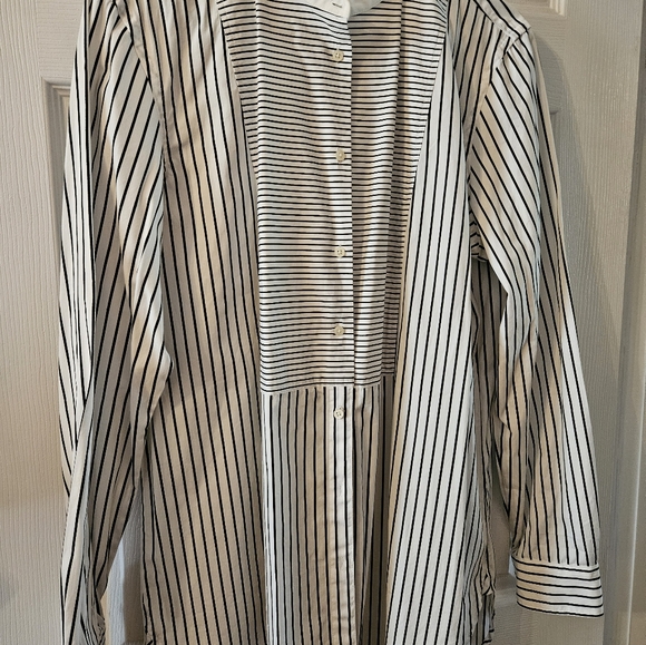 Womens Tuxedo Blouse - Picture 4 of 4